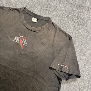 Y2K Quicksilver T-Shirt Men's XL Waimea Bay Hawaii Surfer Cotton Black